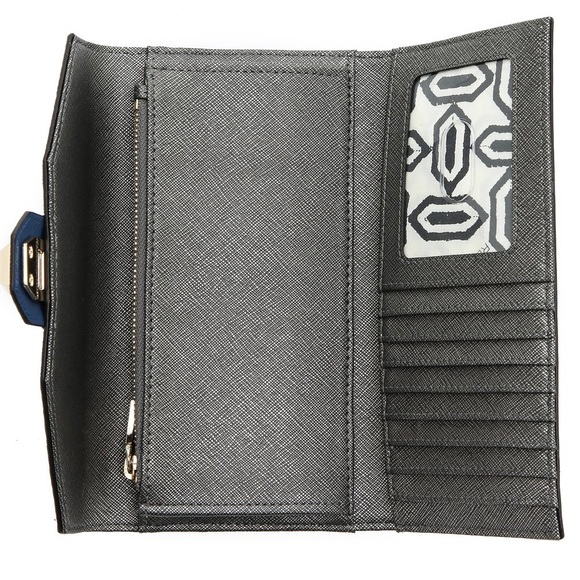 Rebecca Minkoff Safiano Turn Lock Mason Wallet - Picture 3 of 16